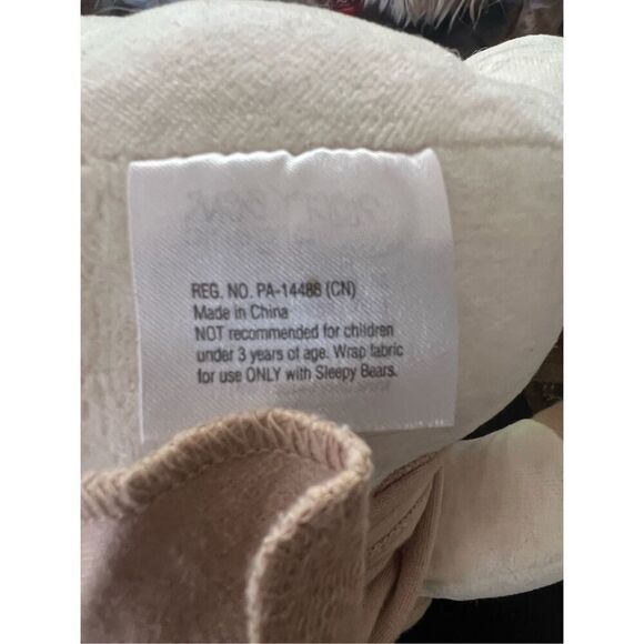 Rare Sleepy Bear Sleepy Wrap Organic Mama & Baby Bears Wrapped EUC - Picture 9 of 9